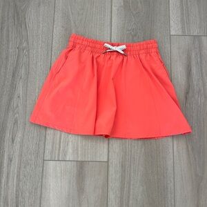 Vuori drawstring skirt with pockets and built in shorts
